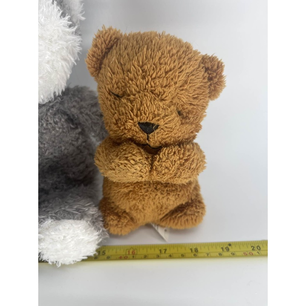 Stuffed Animal Lot: Husky Dog, Bear, Terrier Puppy - Picture 4 of 5